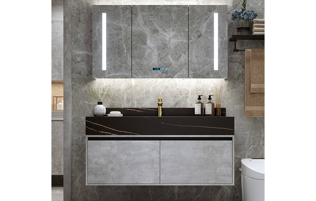 Marble-Effect Porcelain Countertop for Bathroom Vanities