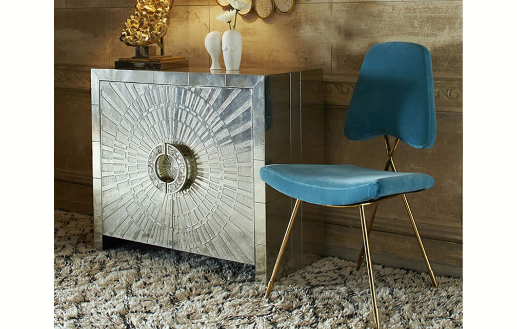 chair-Modern upholstered side chair