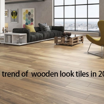 The  trend of  wooden look tiles in 2021